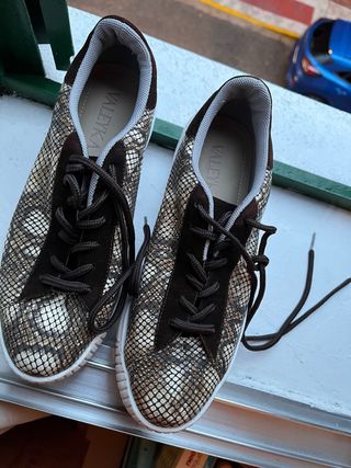 Zapatos VALEYKA Mujer Marrón y Dorado