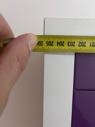 Estantería Blanca y Morada