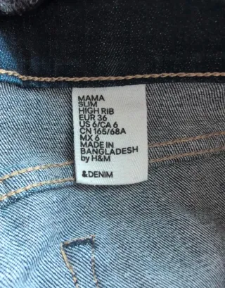 Vaqueros premamá S H&M azul