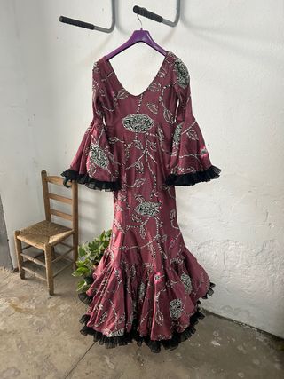Traje de flamenca estampado