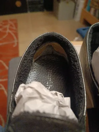 Scarpe donna grigio scuro con fiocco