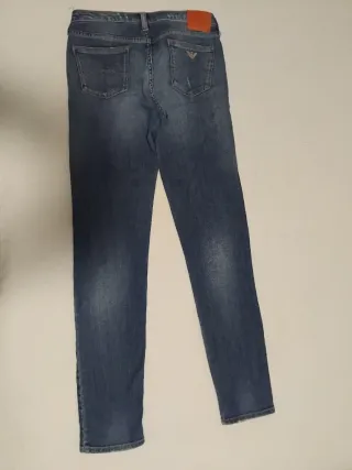 Pantalón vaquero mujer desgastado Armani