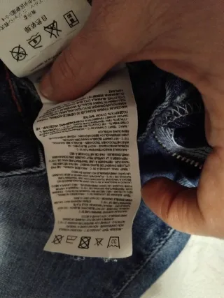 Pantalón vaquero mujer desgastado Armani