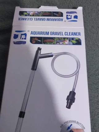 Limpiador de grava para acuario