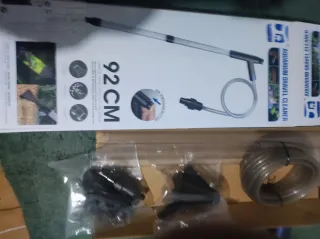 Limpiador de grava para acuario