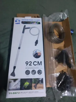 Limpiador de grava para acuario