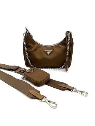 Bolsa Prada Re-Edition 2005 Marrón