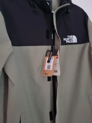 Chaqueta The North Face Negra y Verde Talla XL