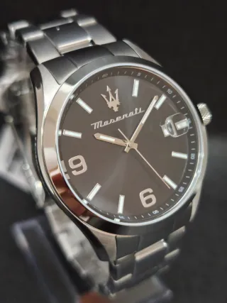 Reloj Maserati Attrazione 43mm Acero Hombre