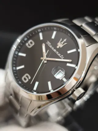 Reloj Maserati Attrazione 43mm Acero Hombre