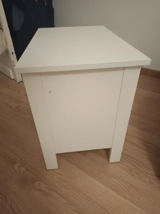 Banco Almacenamiento Ikea Silverån Blanco