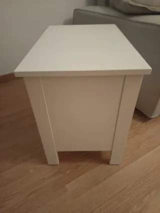 Banco Almacenamiento Ikea Silverån Blanco
