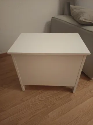 Banco Almacenamiento Ikea Silverån Blanco