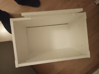 Banco Almacenamiento Ikea Silverån Blanco