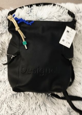 Mochila Desigual convertible logo grande