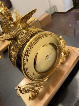 Reloj de sobremesa SOHER en bronce