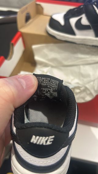 Zapatillas Nike Dunk Low Bebé Talla 19.5