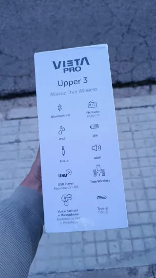 Altavoz Vieta Pro Upper 3 Burdeos