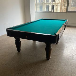 Mesa de billar de caoba