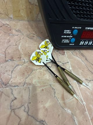 Diana electrónica y dardos