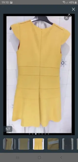 2 Vestidos Cortefiel y Sfera Amarillo