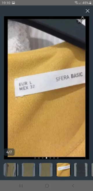 2 Vestidos Cortefiel y Sfera Amarillo