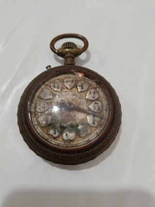 Reloj Bolsillo Antiguo REGULATEUR Corazones