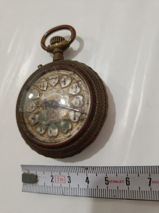 Reloj Bolsillo Antiguo REGULATEUR Corazones