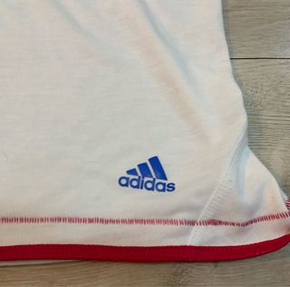 Camiseta tirantes deportiva Adidas blanca