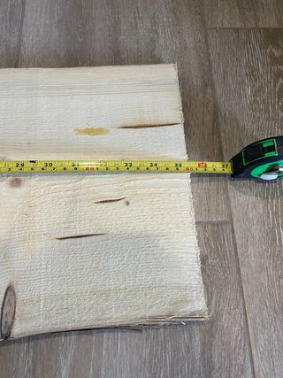 Estantería de madera natural tarugo