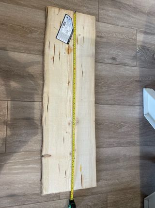 Estantería de madera natural tarugo