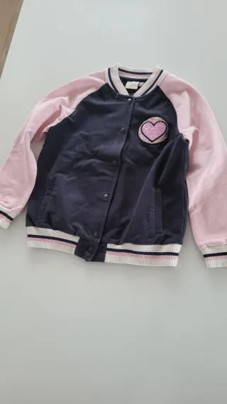 Chaqueta Zara Niña Talla 8 Azul y Rosa
