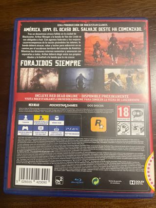 Juego PS4 Red Dead Redemption 2