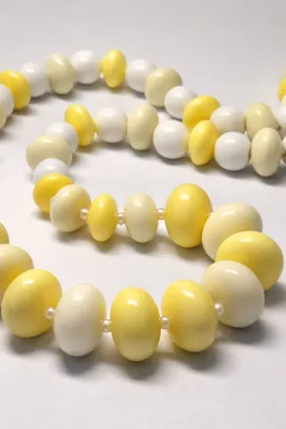 Collana Vintage Anni '60/'70 Grani Ovali