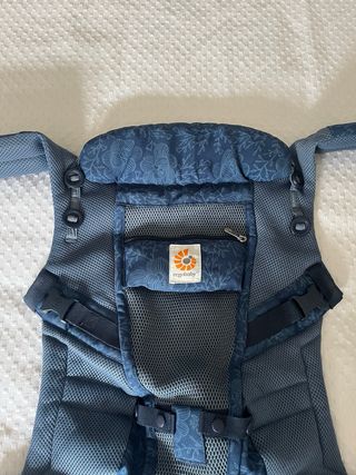 Mochila Porta Bebé Ergobaby Azul Estampado