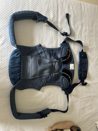 Mochila Porta Bebé Ergobaby Azul Estampado