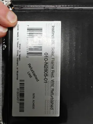 Garmin Instinct 2X Solar - Rosso Fiamma