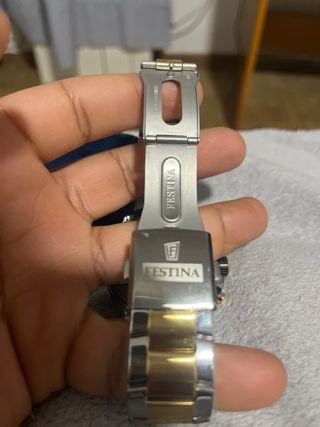 Reloj Festina Cronógrafo Verde y Dorado