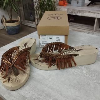 Sandalias Kylie Beige/Marrón Talla 36
