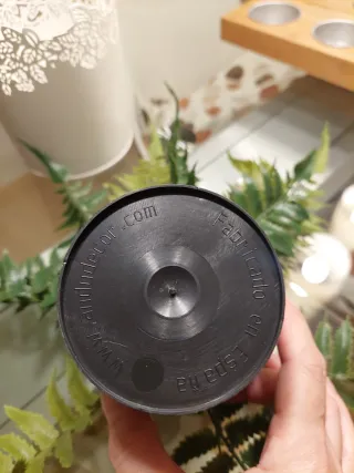 Planta artificial verde con tiesto blanco Ikea