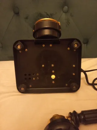 Teléfono Elasa Negro y Dorado Vintage