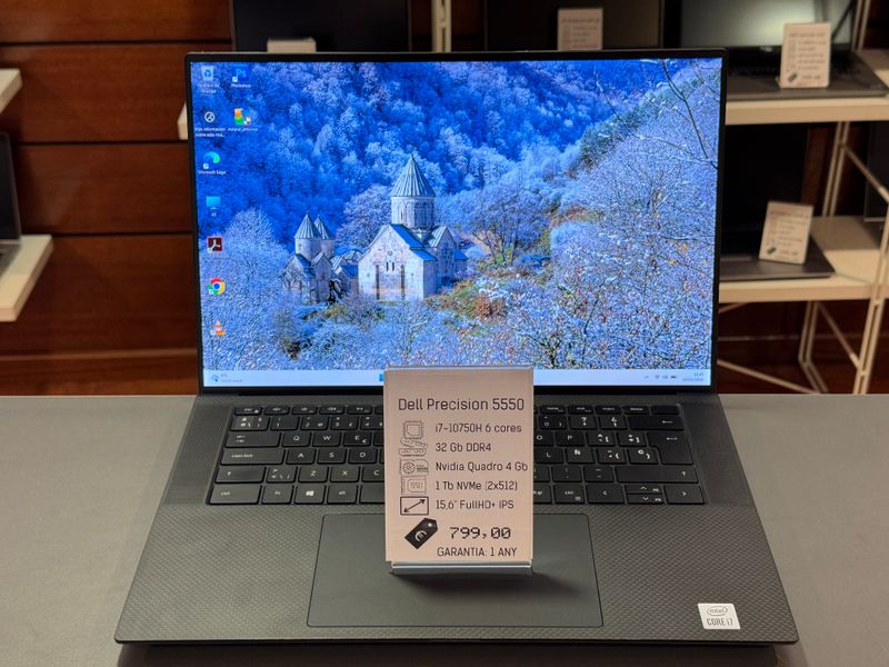Portátil Dell i7 para diseño/edición con GARANTIA