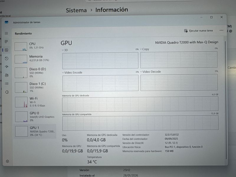 Portátil Dell i7 para diseño/edición con GARANTIA afbeelding 6