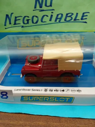 Scalextric Superslot Land Rover Series 1 poppy Red
