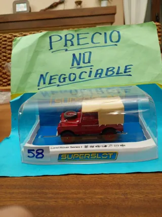 Scalextric Superslot Land Rover Series 1 poppy Red