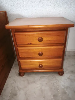 Mesitas de noche de madera