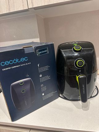 Cecotec Freidora de Aire Compact Rapid Black