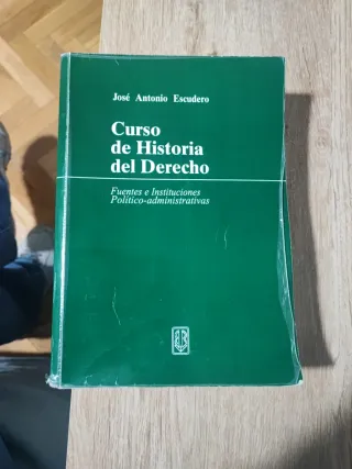 Curso de Historia del Derecho