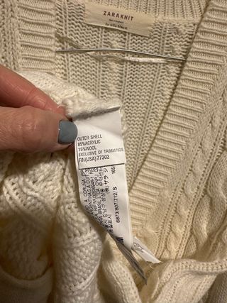 Cardigan Zara Lana Taglia S