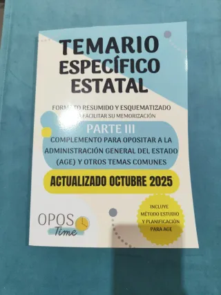 OPOSTIME. COMPLEMENTO OPOSICIONES DE LOCAL A AD...